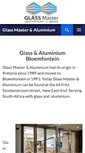 Mobile Screenshot of glassmaster.co.za